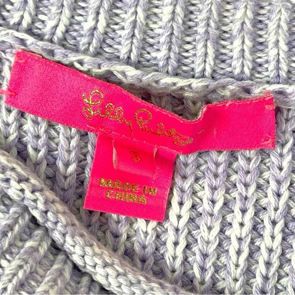 Lilly Pulitzer Lavender Cable Knit Sweater - Picture 4 of 10